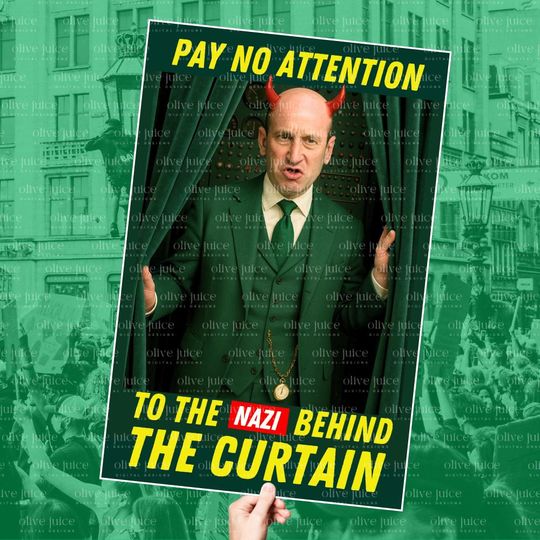 Discover Stephen Miller Protest Sign: Downloadable Art - Save America