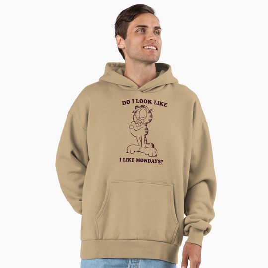 Discover Garfield Do I Look Like I Like Mondays? Premium Hoodie