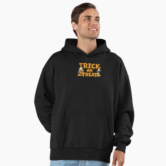 Discover Garfield Odie Garfield Halloween Trick Or Treat Premium Hoodie