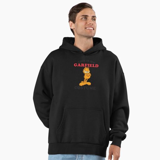 Discover Garfield Halloween This Is My Garfield Costume Premium Hoodie