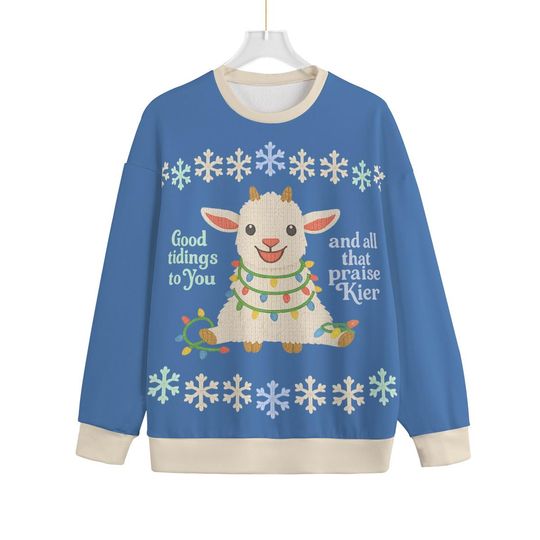 Discover Emile the Goat Holiday Christmas Sweater Inspired by MDR Parody Fan-made Merch