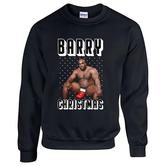 Barry Wood Inspired Christmas Jumper: Funny Novelty Ugly Sweater