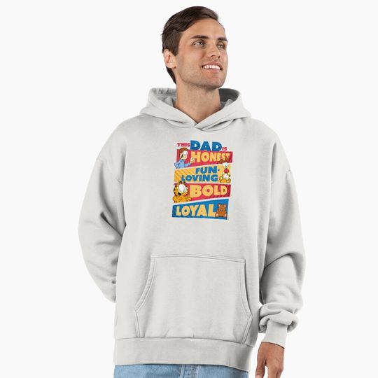 Garfield Father's Day This Dad Is Honest Fun-Loving Bold... Premium Hoodie
