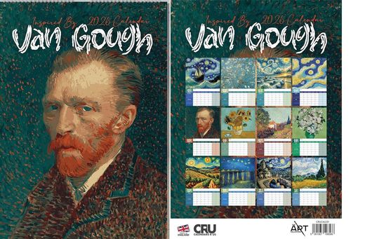 Van Gogh 2026 Wall Calendar: A3 Photography Print