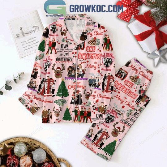 One Direction Merry Christmas Pajamas Set