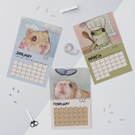 Discover Cute Girls 2026 Wall Calendar, Monthly Planner, Yearly Scheduler, Pink Calendar, Desk Calendar , 2026 calendar