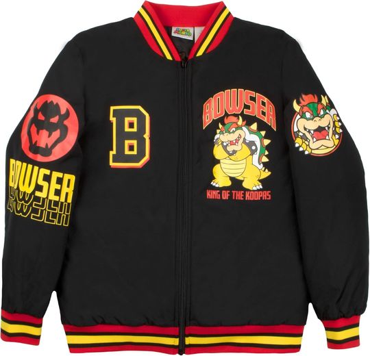 Discover Nintendo Super Mario Boys' Bomber Jacket