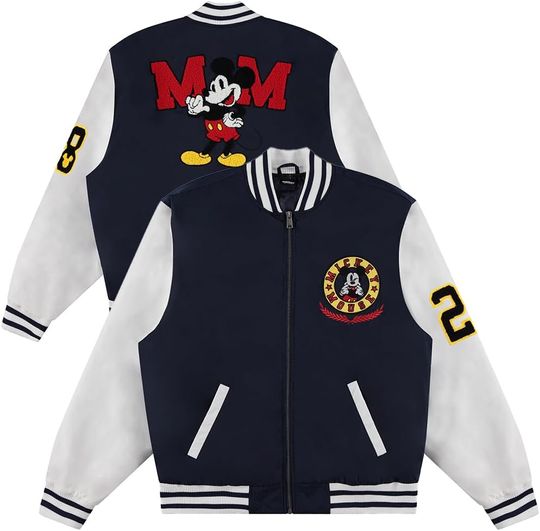 Discover Disney Varsity Bomber Jacket for Women & Men