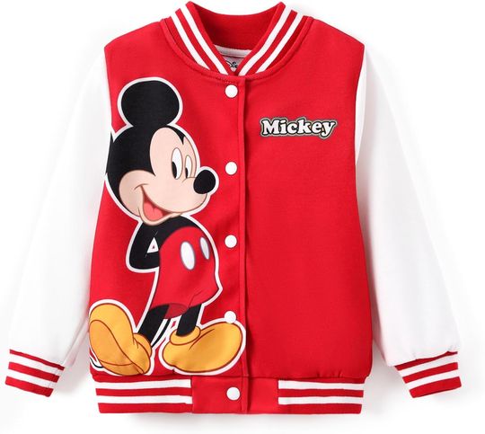 Disney Kids' Color Block Bomber Jacket