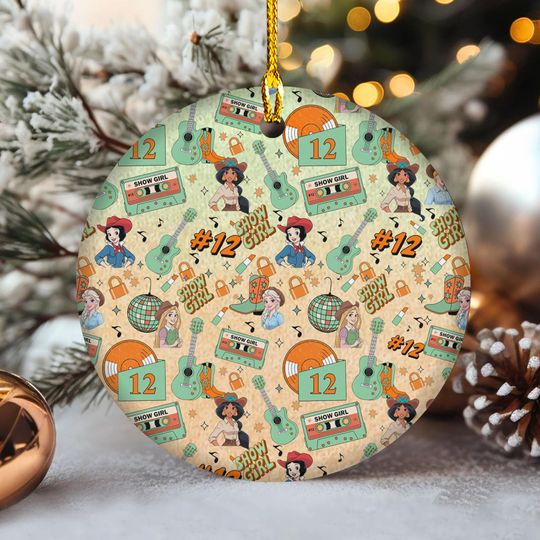Discover Princess Showgirl Christmas Ornament, Showgirl Ceramic Ornament