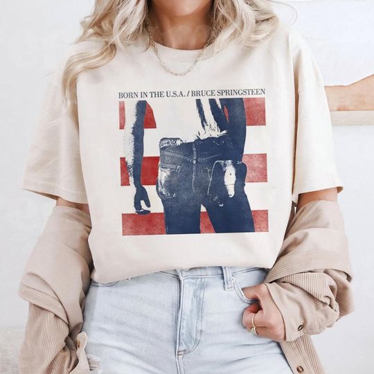 Discover Vintage Born In The USA Shirt