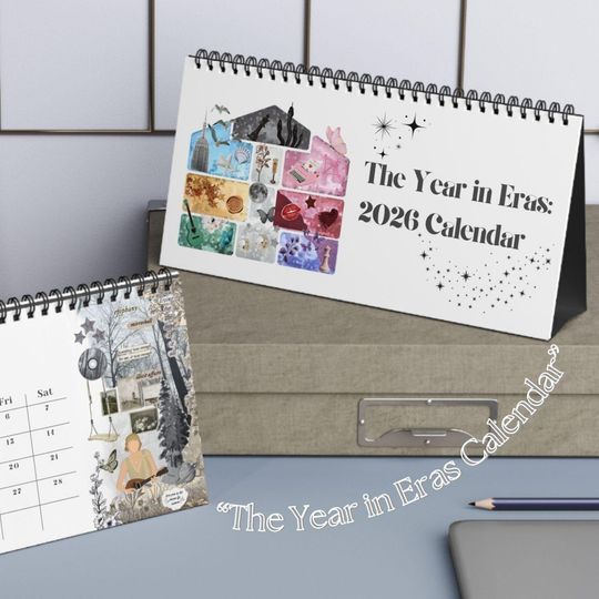 Discover 2026 Eras Desktop Calendar: "The Year in Eras" Fan Gift