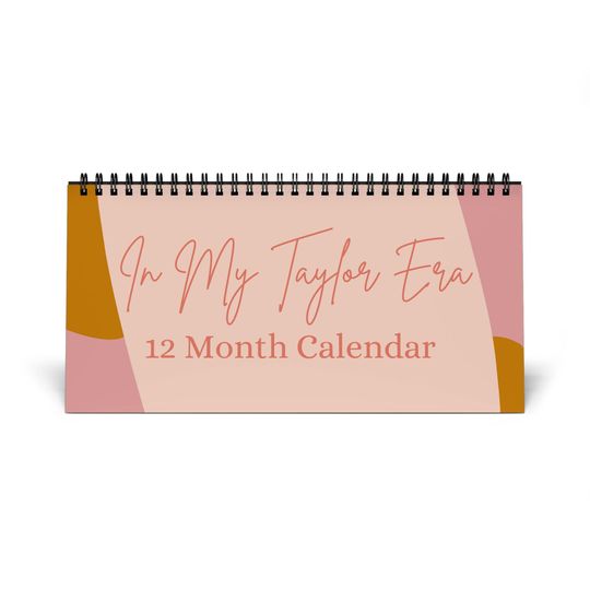 Discover In My Taylor Era 2026 Desktop Calendar, Taylor Lyrics Calendar, Taylor Fans, Calendar, In My 2025 Era