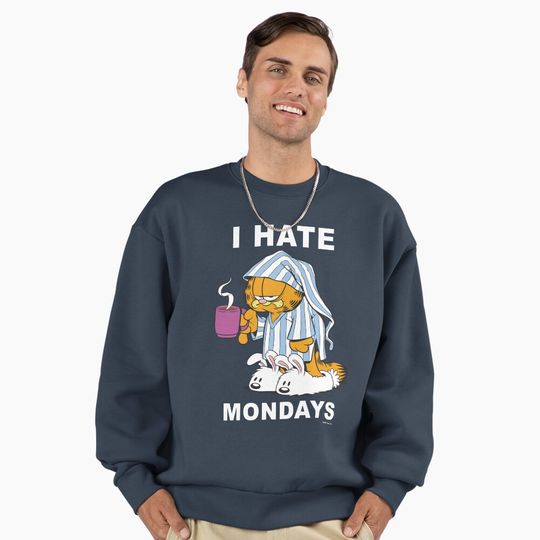Garfield I Hate Mondays Coffee Garfield  Premium Sweatshirt