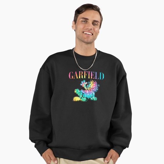 Garfield Tie Dye Garfield Premium Sweatshirt