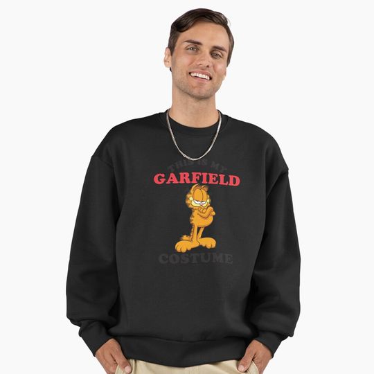 Discover Garfield Halloween This Is My Garfield Costume Premium Oversized Sweatshirt