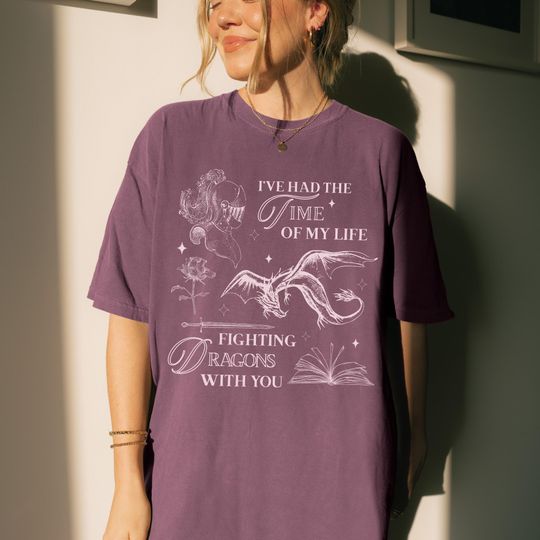 Discover Long Live Shirt | Swift Fighting Dragons With You Graphic Tee | Era Music Lyrics Merch | Gift for Fan | Comfort Colors Oversized