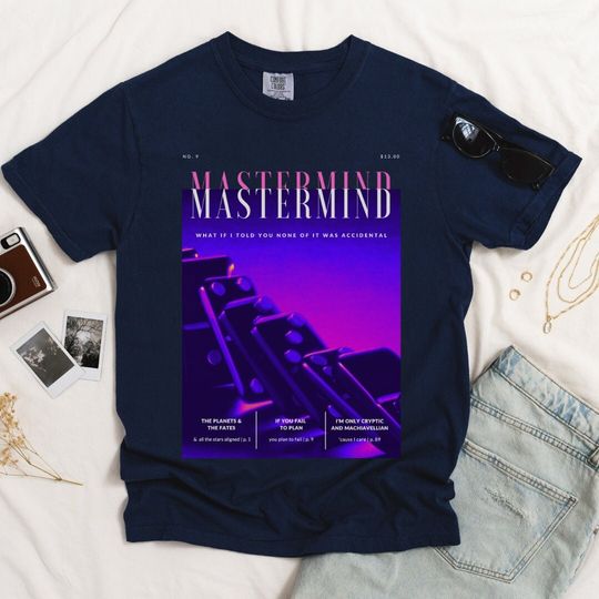 Discover Mastermind Shirt, Magazine Style Shirt, Concert Crewneck, Comfort Colors 1717, Gifts for Her