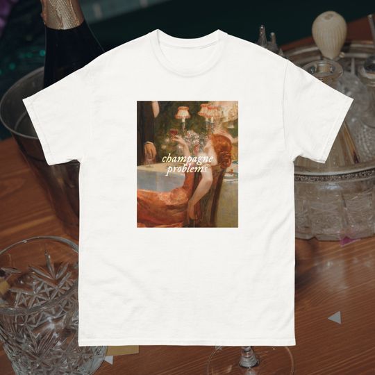Discover Champagne Problems T-Shirt | Evermore Gift | Gift for Her | Eras