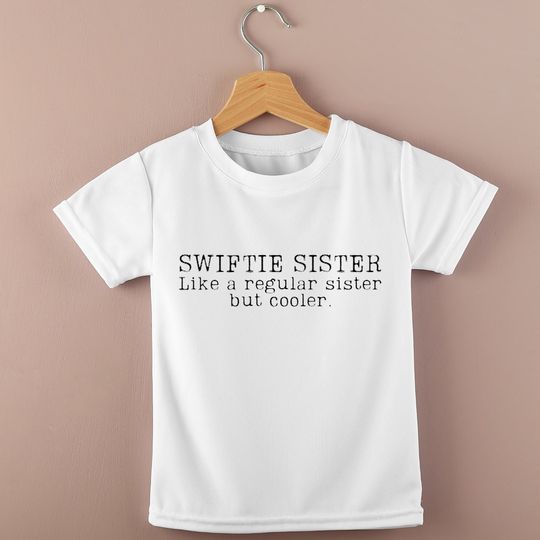 Discover taylor version Sister Kids Softstyle Tee, taylor version Fan Fashion, Sisters Family Matching Tshirts, Taylorr Swifts Inspired, Girl Gift Birthday Christmas