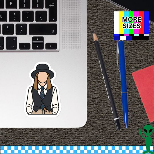 Discover Diane Keaton Annie Hall Sticker: Retro Film Lover Vinyl Decal