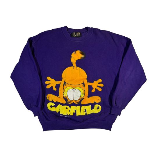 Vintage 1978 Garfield Sweatshirt Retro Cartoon Comic Strip