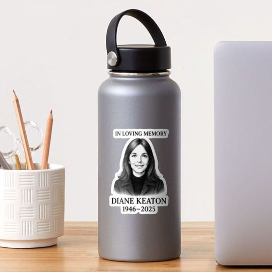 Discover Diane Keaton Memorial Sticker