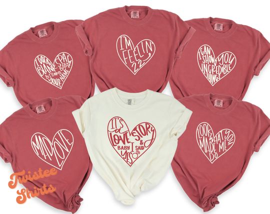 Discover Bachelorette Party Comfort Colors Shirt - It's A Love Story Shirt - Bridesmaid Bridal Party Tee & Sweatshirt  #197-C