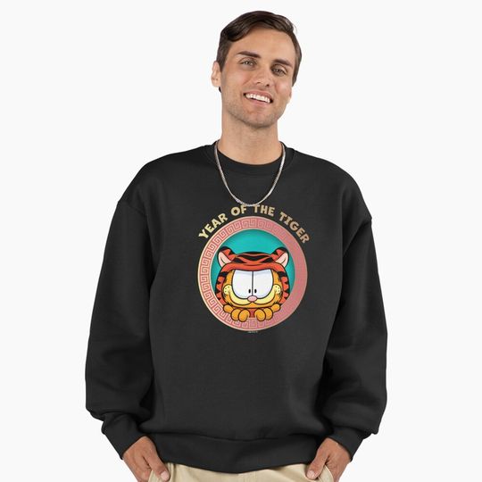 Garfield Chinese New Year 2022 Garfield Year Of The Tiger Premium Sweatshirt