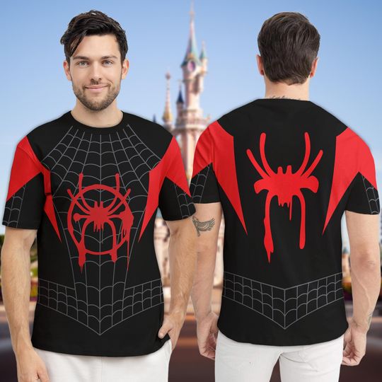 Miles Morales Masters Incredible Cosplay Halloween 3D T-Shirt