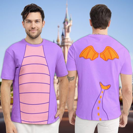 Discover Purple Dragon Costume 3D Halloween Shirt, Dragon Trip Family Matching Tee, Dragon Movie Cosplay All Over Print, Dragon Birthday