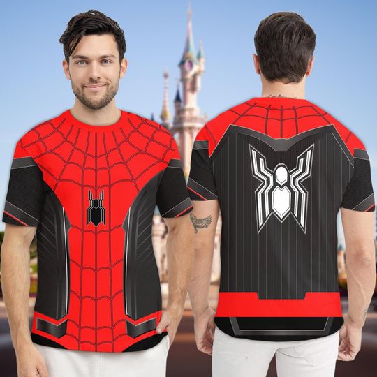 Discover Spiderman Halloween Costume Cosplay 3D Shirt, Spider 3D All Over Print Shirt, Superhero Movie Character Costume Party Group Matching