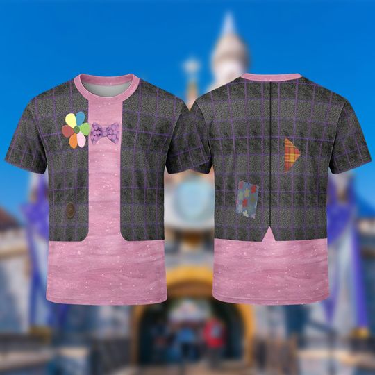 Discover Bing Bong Unisex Costume T-shirt, Inside Out Bing Bong Cosplay Costume Shirt, Inside Out Halloween All Over Print Tee, Cartoon 3D T-shirt