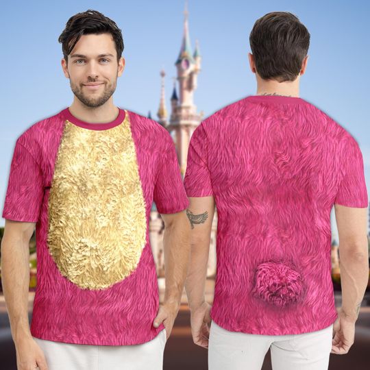 Lotso Bear Shirt, Pink Bear Costume Cosplay 3D Shirt