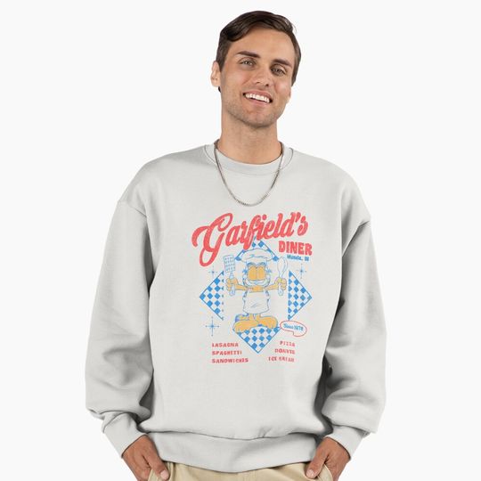 Garfield Diner Vintage Retro Restaurant Since 1978 Premium Sweatshirt
