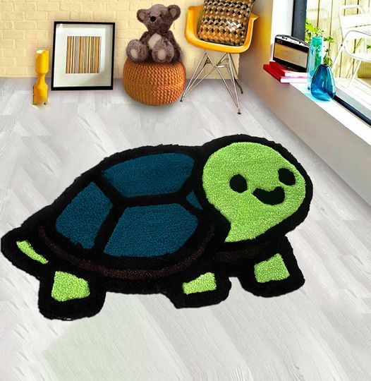 Discover Turtle Nursery Rug: Trendy Fashion, Kids Room Decor