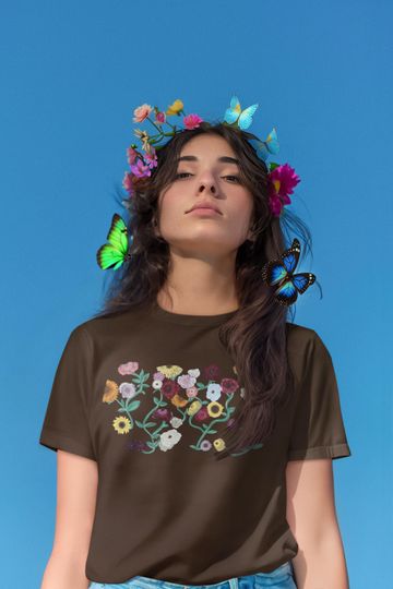 Discover Piano Flowers Shirt, Surprise Song Flowers, Subtle Taylor Shirt, Swift Fan Merch, Eras Shirt, Vintage Floral Tee, Concert Memorabilia