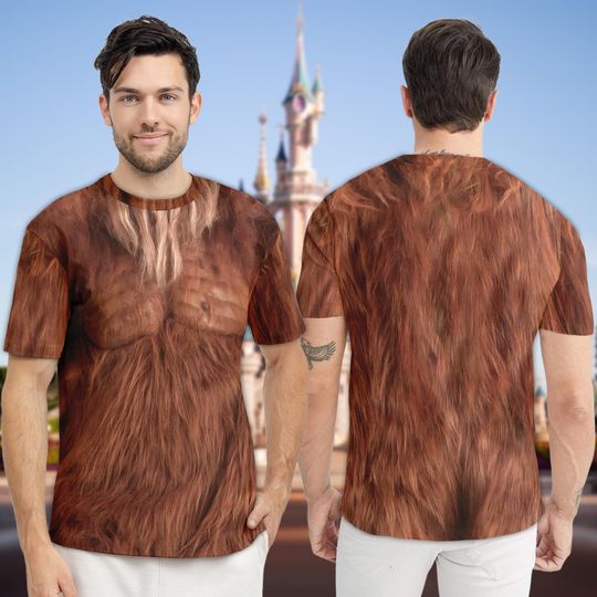 Discover Bigfoot Monster Costume Shirt, Bigfoot Character Cosplay Costume Shirt
