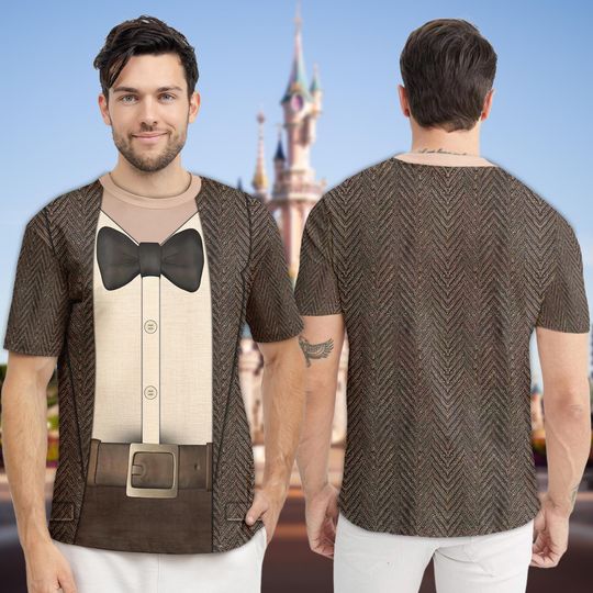 Discover Animated Old Man Cosplay Costume 3D Shirt, Halloween Costume For Family Group T Shirt