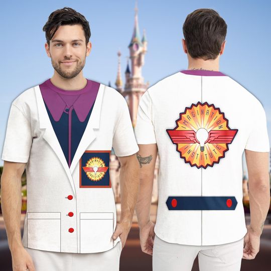 Discover Cast Member Shirts, Journey Into Imagination 3D Costume Cosplay