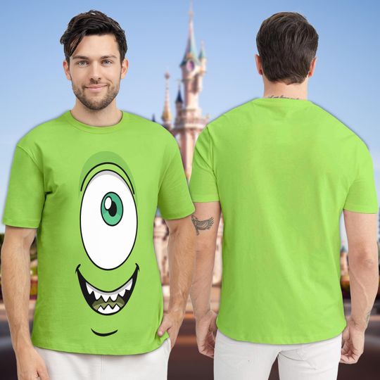 Discover Mike Monster Inc Costume T-Shirt, Mike Halloween Cosplay Tee