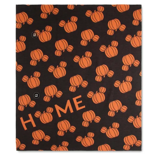Discover Disney Mickey Mouse Pumpkin Cozy Fleece Blanket