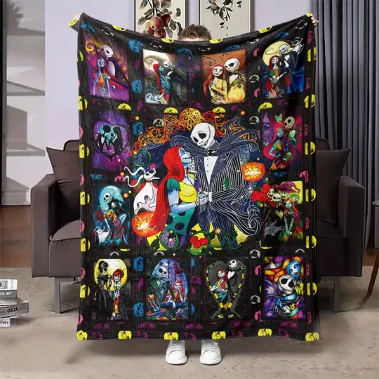 The Nightmare Before Christmas Fleece Blanket for Fans and Families