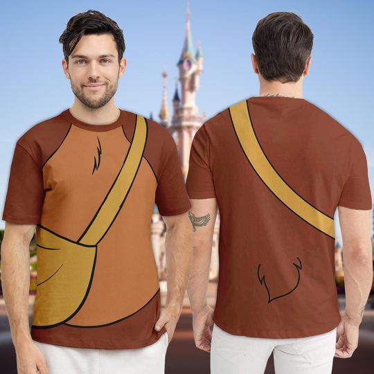 Discover Disney Humphrey The Bear Costume T-Shirt, The Three Caballeros Cosplay Costume Shirt, Disney Cosplay Tee, Humphrey Halloween All Over Print