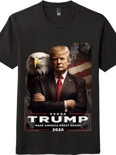 Discover Trump 2024 Make America Great Again Patriotic T-Shirt | Conservative Tee Unisex
