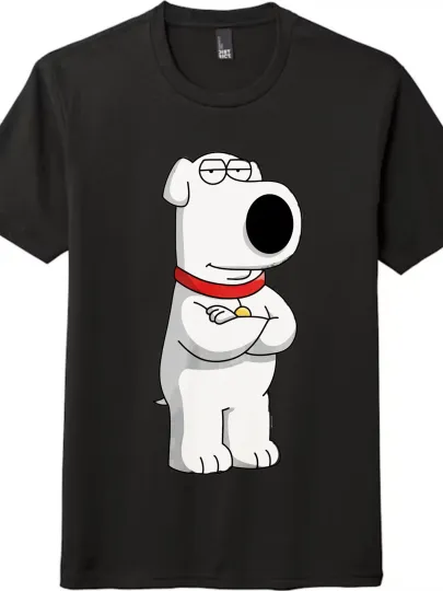 Discover Family Guy Brian Casual Loose Unisex T-Shirt