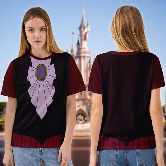 Discover Disney Madame Adelaide Bonfamille 3D Hoodie T-Shirt, Aristocats All Over Print Shirt, Costume Sweatshirt, Adelaide Cosplay Costume Hoodie