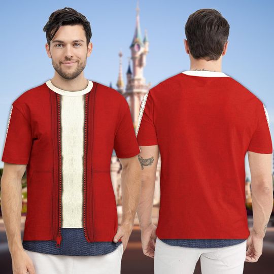 Discover Disney Miguel Rivera Costume T-Shirt, Coco Movie Cosplay Costume Shirt, Disney Cosplay Tee, Miguel Cartoon Halloween All Over Print Tee