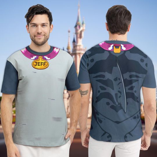 Discover Marvel Jeff Shark Halloween Costume 3D T-shirt, Jeff Cosplay Costume