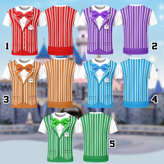 Discover Disney The Dapper Dans Character 3D Costume Cosplay Shirt